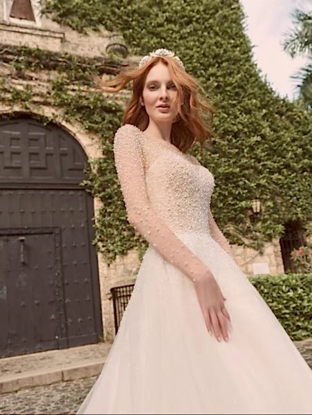 İnci ve Boncuk İşlemeli Gelinlikler