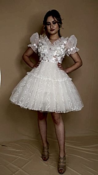 After Party Elbisesi: Şık, Kabarık ve Çiçekli